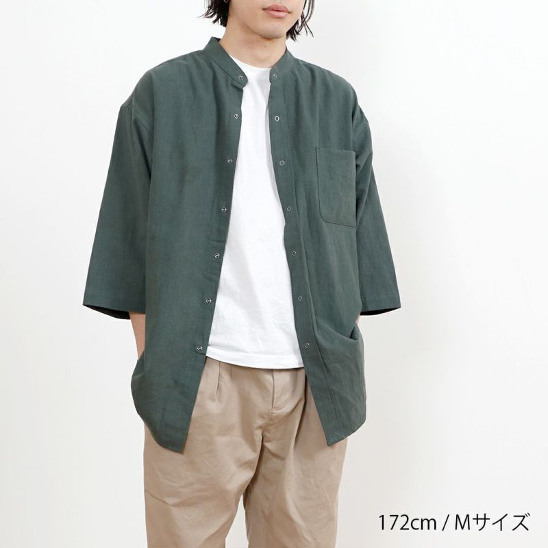 BURLAP OUTFITTER] 3/4 B.C. SHIRT LINEN | SORA (ソラ) 公式サイト