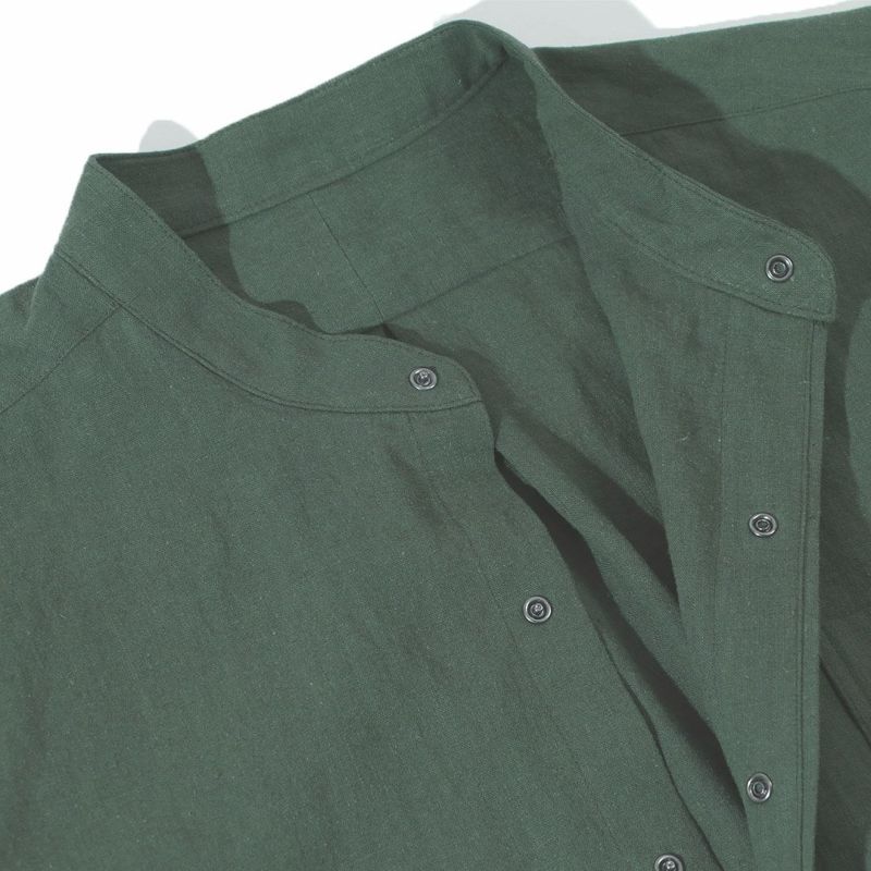 BURLAP OUTFITTER] 3/4 B.C. SHIRT LINEN | SORA (ソラ) 公式サイト