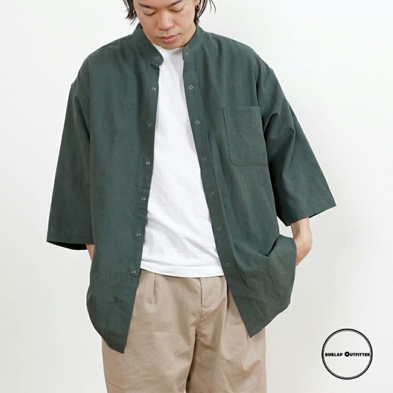 BURLAP OUTFITTER] 3/4 B.C. SHIRT LINEN | SORA (ソラ) 公式サイト