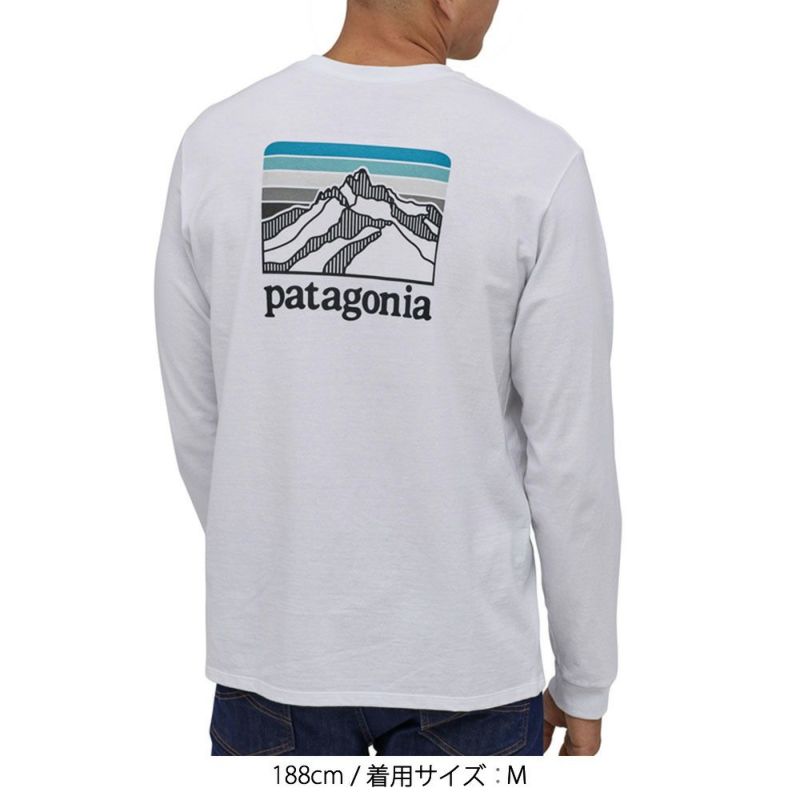 patagonia / パタゴニア] メンズ・ロングスリーブ・ライン・ロゴ