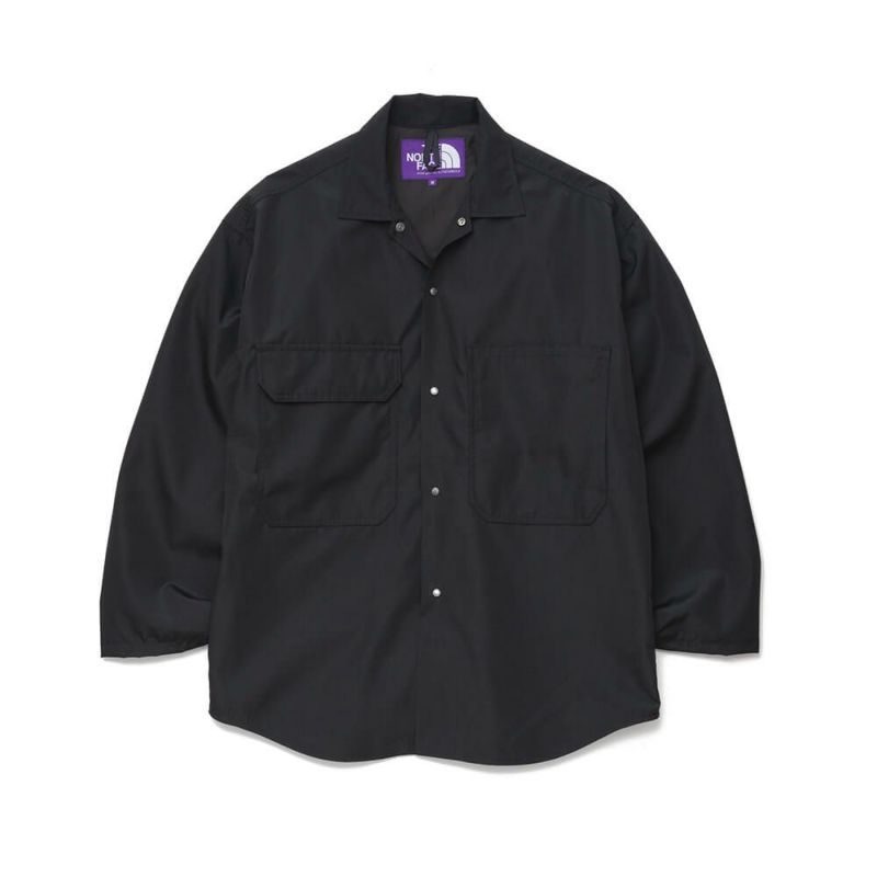 [THE NORTH FACE PURPLE LABEL / ザ ノースフェイス パープルレーベル] ポリエステルウール リップストップ トレイルシャツ